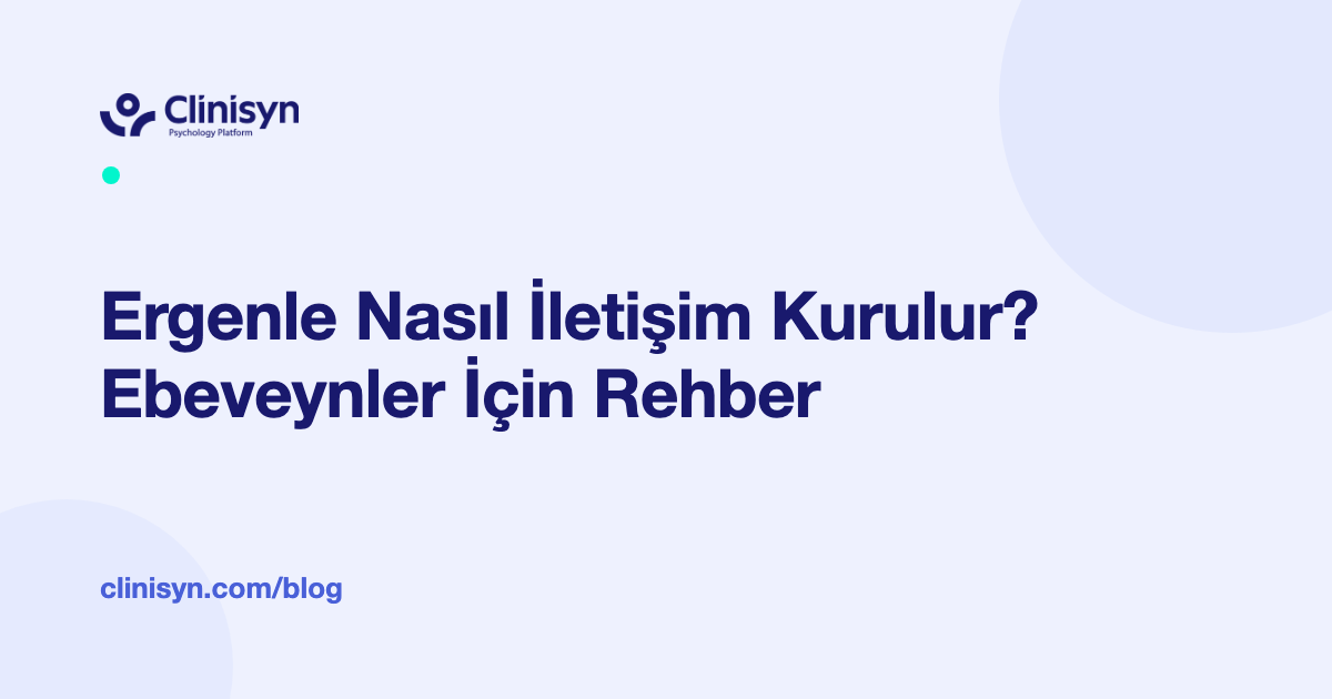 Çocuk ve Ergen Ruh Sağlığı Rehberi