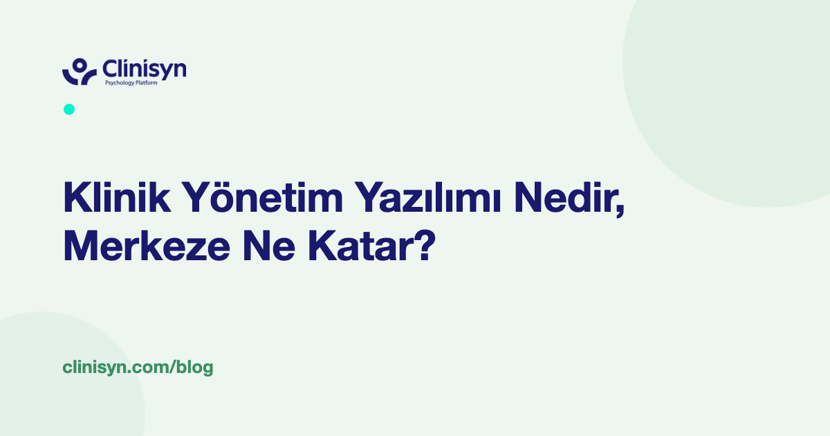 Psikoloji ve Danışmanlık Merkezi Yönetim