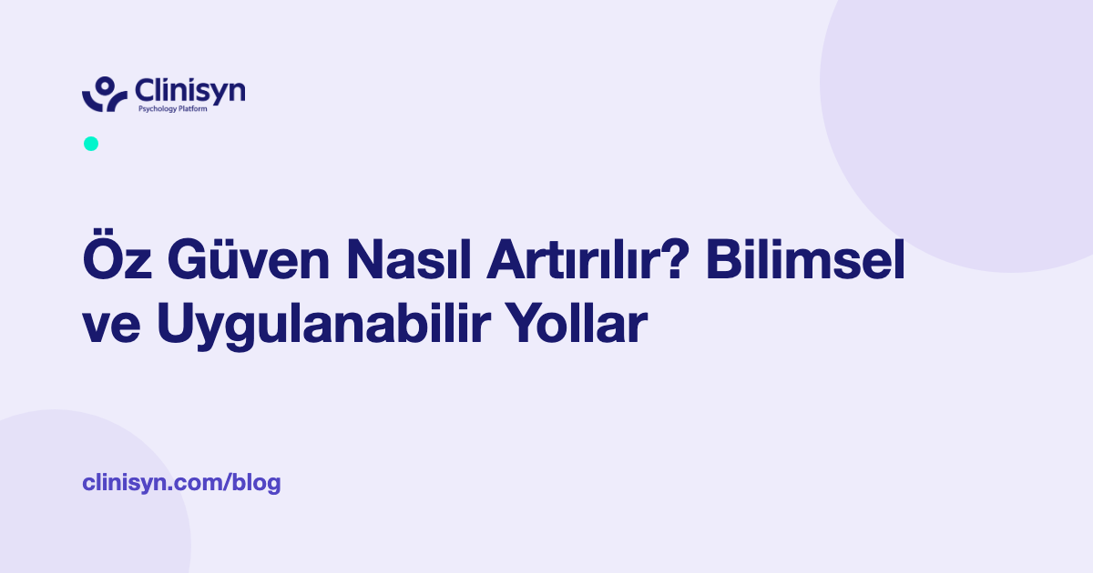 Öz-Değer ve Duygusal Sağlık Rehberi