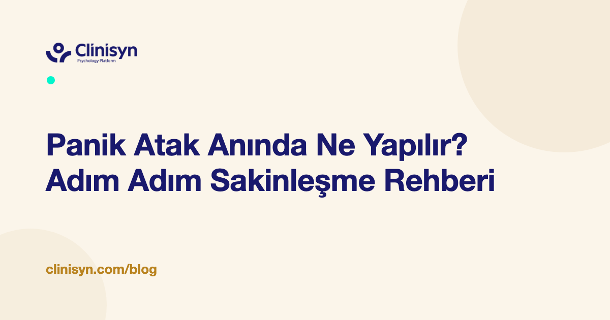 Kaygı ve Anksiyete