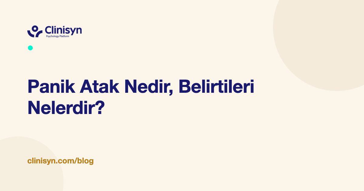 Kaygı ve Anksiyete