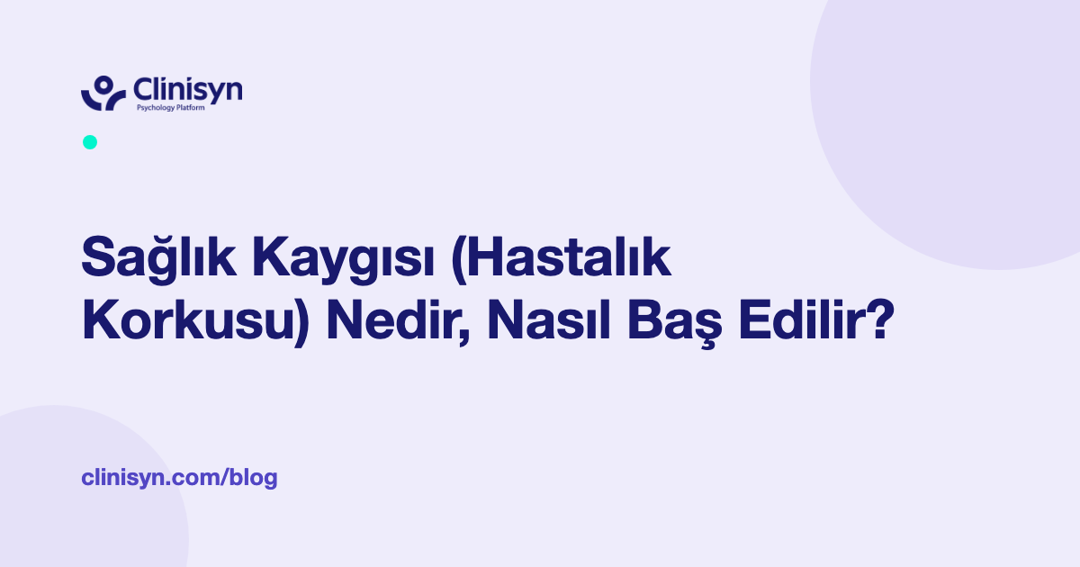 Kaygı ve Anksiyete