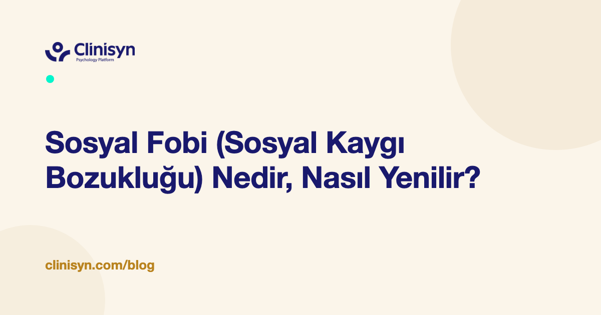Kaygı ve Anksiyete